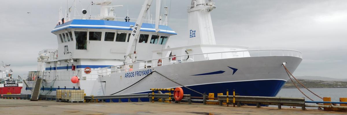 FV Argos Froyanes in port
