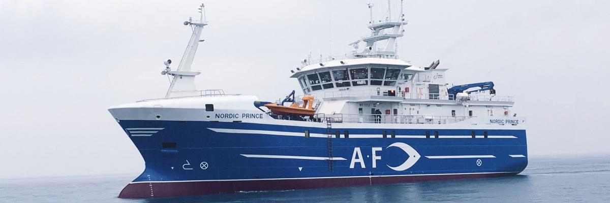 FV Nordic Prince at sea trials